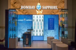 Pop up stand display Bombay Sapphire