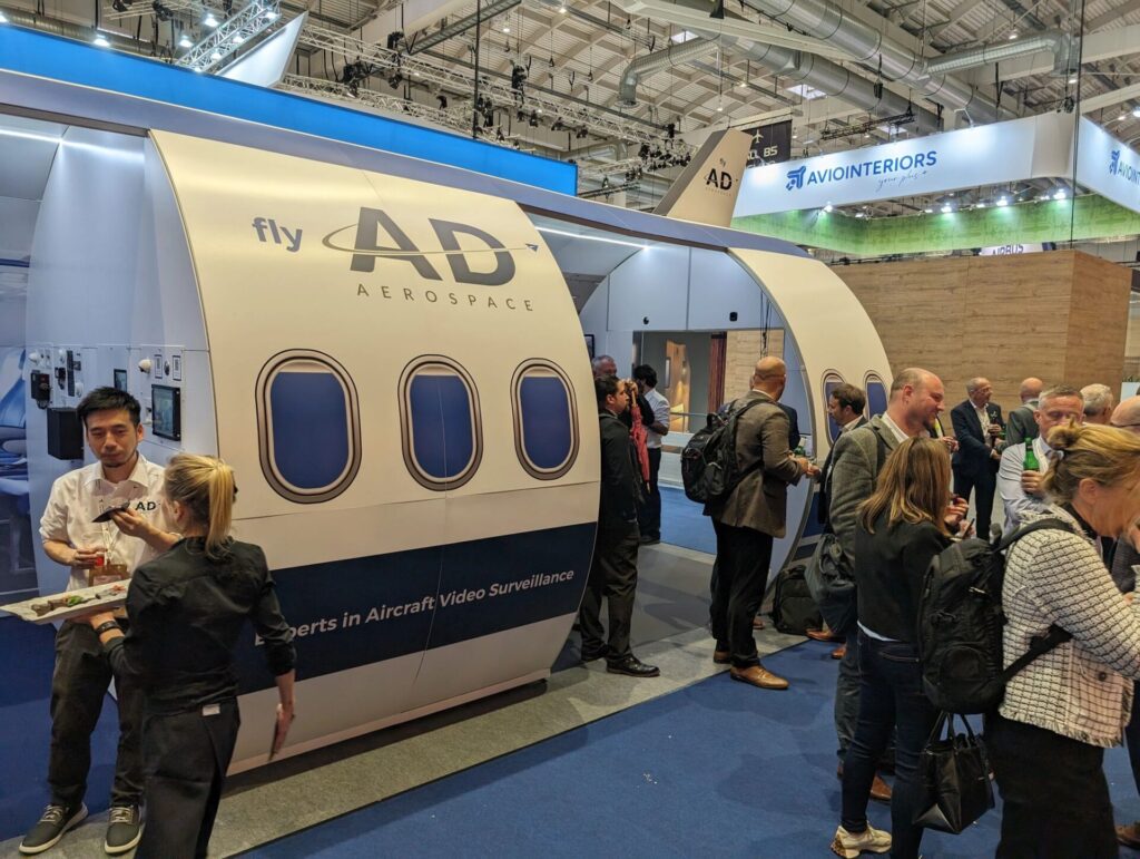 Exhibition Stand AIX show Hamburg, fuselage design