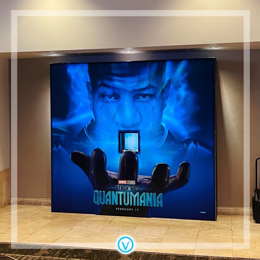 Marvel quantumania pop up display