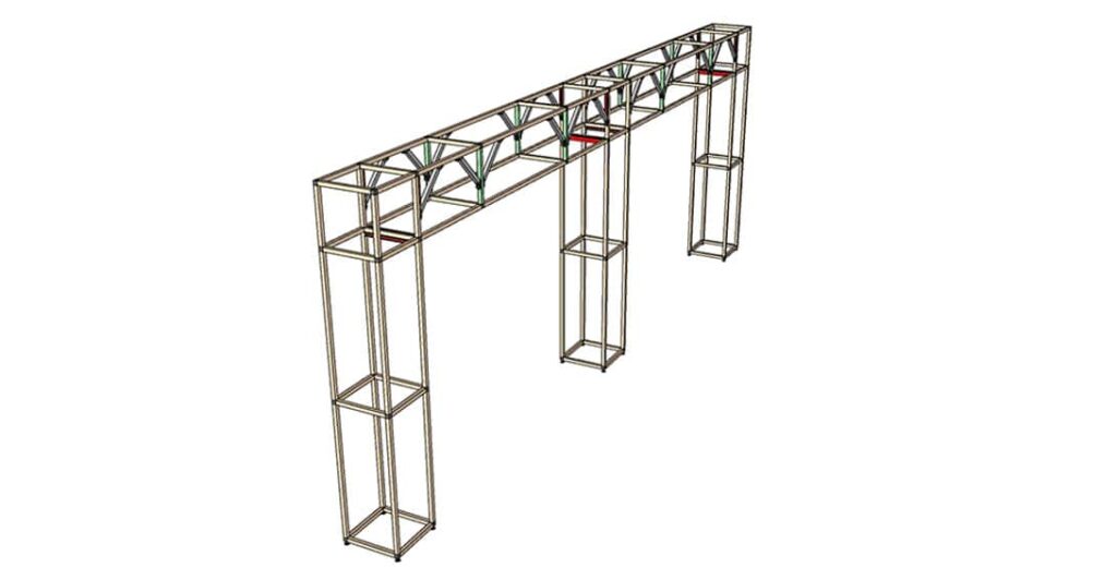 Arch Display T3 Frame